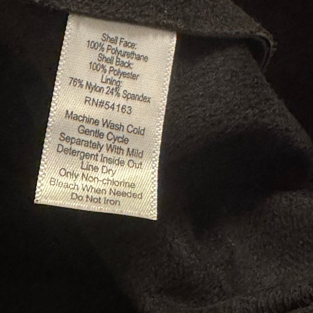 Marc New York Faux Leather Pull-On Pants‎ 3X Black - Picture 6 of 7